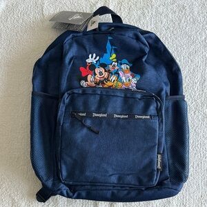 Disney Disneyland Resort Dark Blue Mickey and Friends Backpack